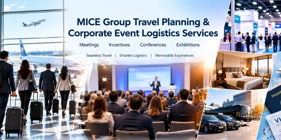MICE Group Travel Planning and Corporate Event Logistics Services