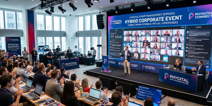 Phygital Event Management Services for Hybrid Corporate Event