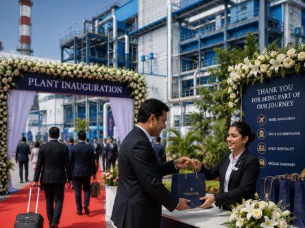 Plant Inauguration Guest Travel and Corporate Hospitality Management Services