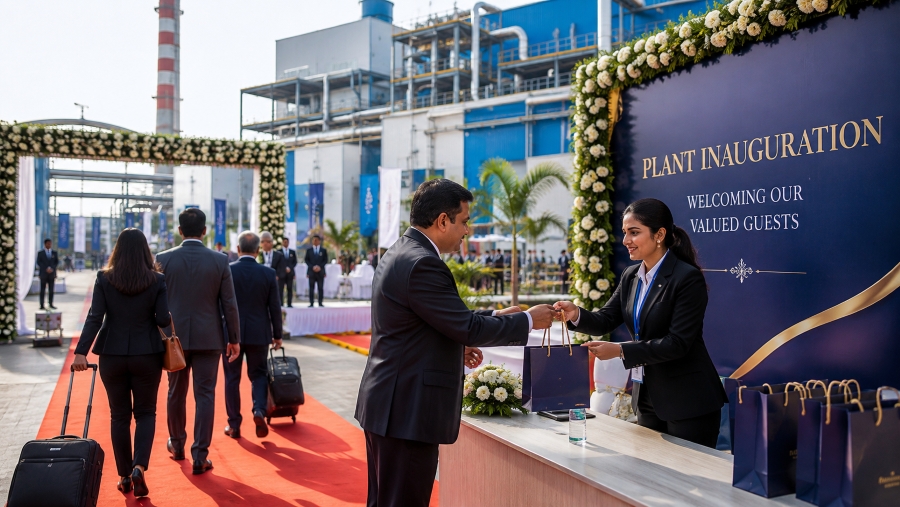 Plant Inauguration Guest Travel and Corporate Hospitality Management Services